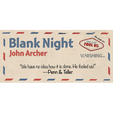 magie Blank Night du magicien John Archer